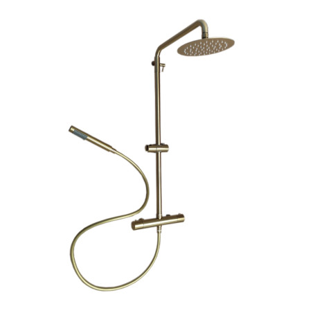 Combiné de douche et douchette DISQUE - Doré