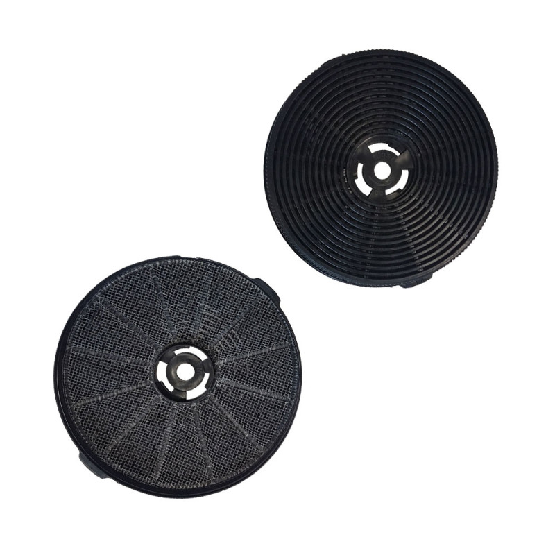 2 Filtres à charbon pour hotte casquette - KLAF 2 Filtres à charbon pour hotte casquette - KLAF