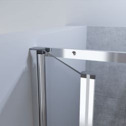 Ouverture portes de douche pivotantes OCEANE PMR - 120 cm