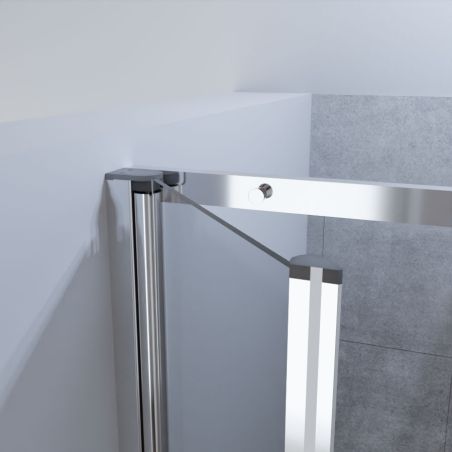 Ouverture portes de douche pivotantes OCEANE PMR - 120 cm
