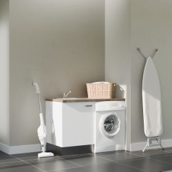 Buanderie complète B01 - Emplacement lave-linge et évier
