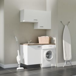 Buanderie complète B02 - Emplacement lave-linge et évier