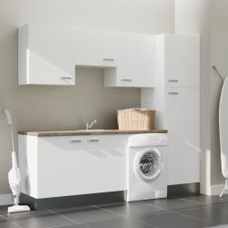 Buanderie complète B04 - Emplacement lave-linge et évier