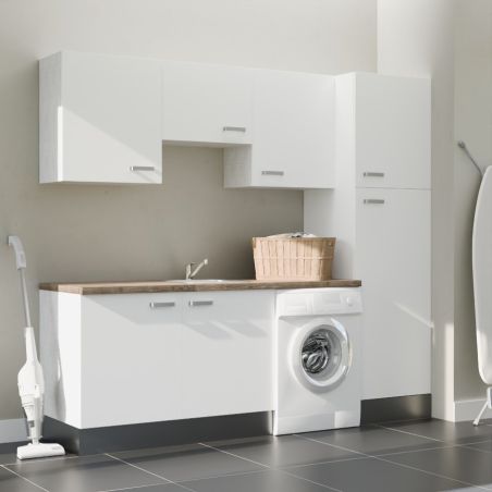 Buanderie complète B04 - Emplacement lave-linge et évier