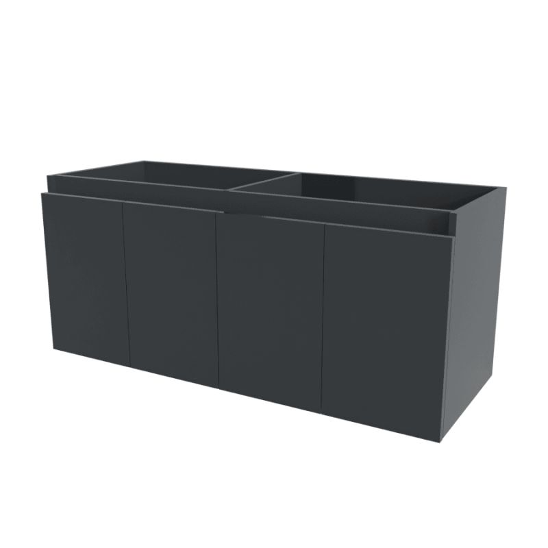 Caisson de salle de bain PROLINE 120 cm - Caisson gris