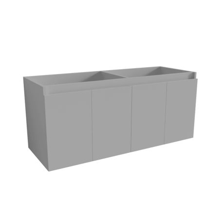 Caisson de salle de bain PROLINE 140 cm - Blanc brillant