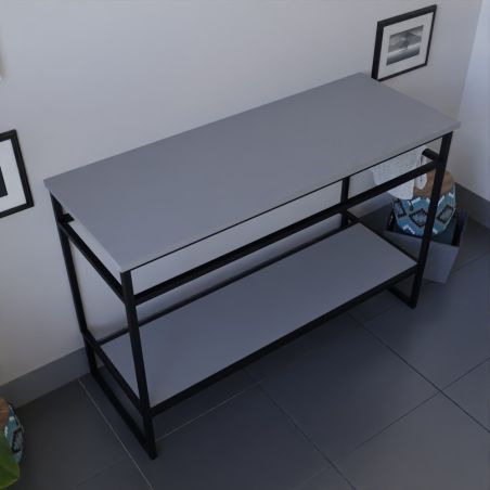 Caisson sous vasque à poser STRUCTURA 120 cm - Coloris gris