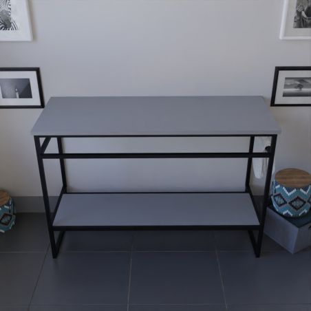 Caisson sous vasque à poser STRUCTURA 120 cm - Coloris gris