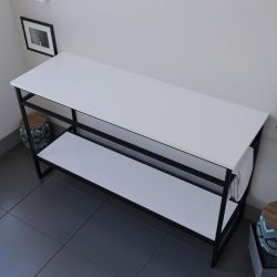 Caisson sous vasque à poser STRUCTURA 140 cm - Blanc