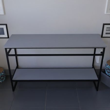 Caisson sous vasque à poser STRUCTURA 140 cm - Gris