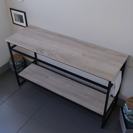 Caisson sous vasque à poser STRUCTURA 140 cm - Bois