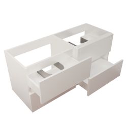 Caisson sous vasque en inox ROSINOX 120 cm - Blanc