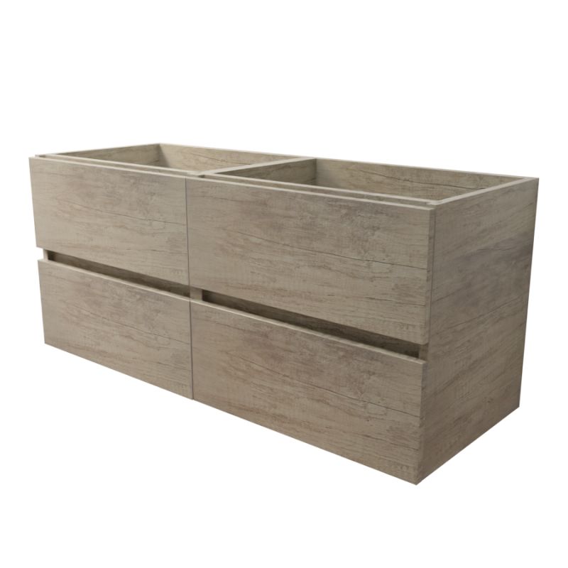 Caisson sous vasque en inox ROSINOX 120 cm - Bois