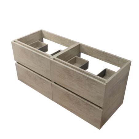 Caisson sous vasque en inox ROSINOX 120 cm - Bois
