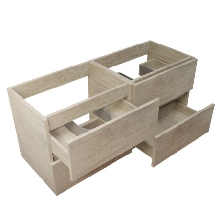 Caisson sous vasque en inox ROSINOX 120 cm - Bois