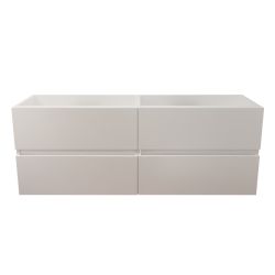 Caisson sous vasque en inox ROSINOX 140 cm - Blanc