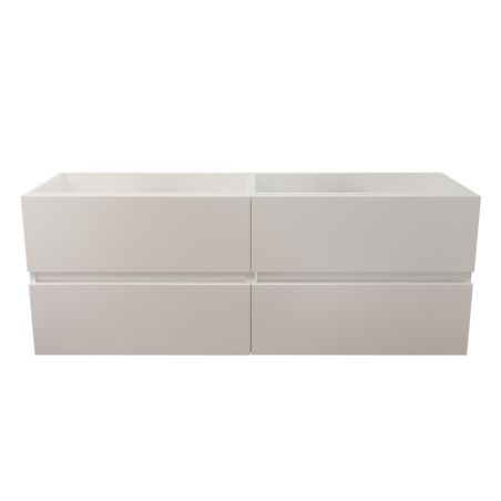 Caisson sous vasque en inox ROSINOX 140 cm - Blanc