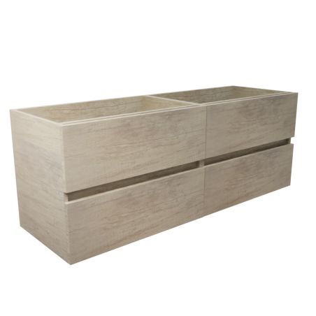Caisson sous vasque en inox ROSINOX 140 cm - Bois