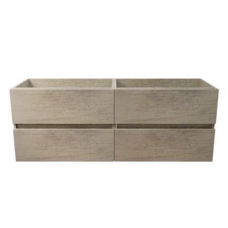 Caisson sous vasque en inox ROSINOX 140 cm - Bois