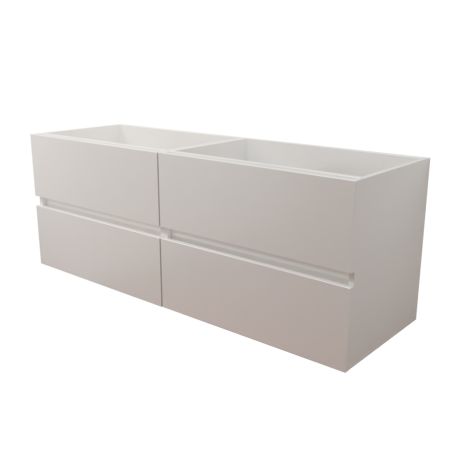 Caisson sous vasque en inox ROSINOX 140 cm - Blanc
