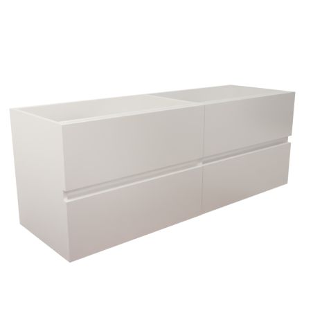 Caisson sous vasque en inox ROSINOX 140 cm - Blanc