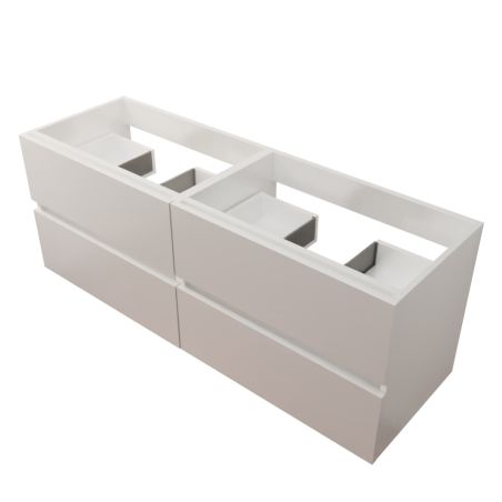 Caisson sous vasque en inox ROSINOX 140 cm - Blanc