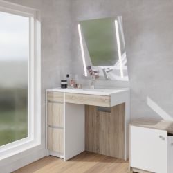 Miroir LED inclinable motorisé MOTORY - 70 cm x 80 cm 