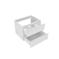 Caissons sous vasque ARLEQUIN 70 cm - Traverses Blanches