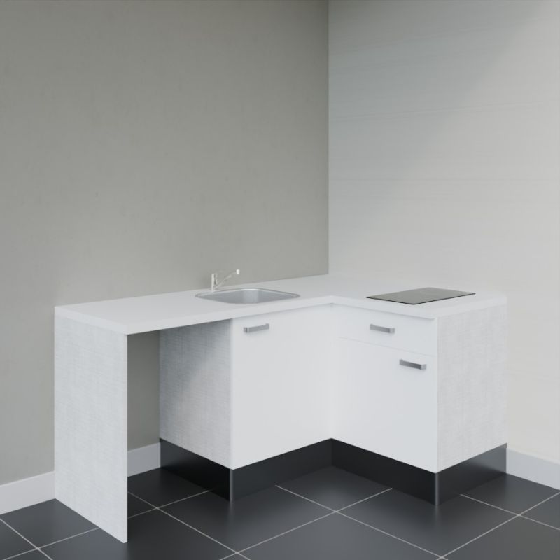 Kitchenette KA01 avec plan stratifié et évier Kitchenette KA01 avec plan stratifié et évier