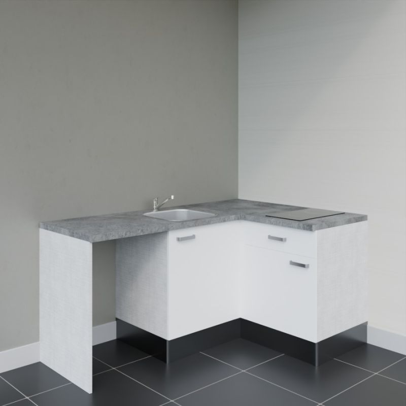 Kitchenette KA01 avec plan stratifié et évier Kitchenette KA01 avec plan stratifié et évier