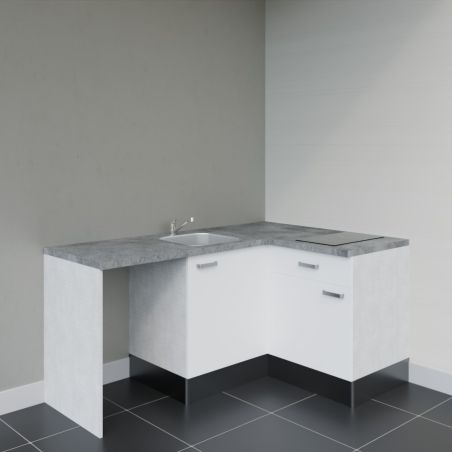 Kitchenette KA01 avec plan stratifié et évier