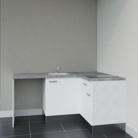 Kitchenette KA01 avec plan stratifié et évier