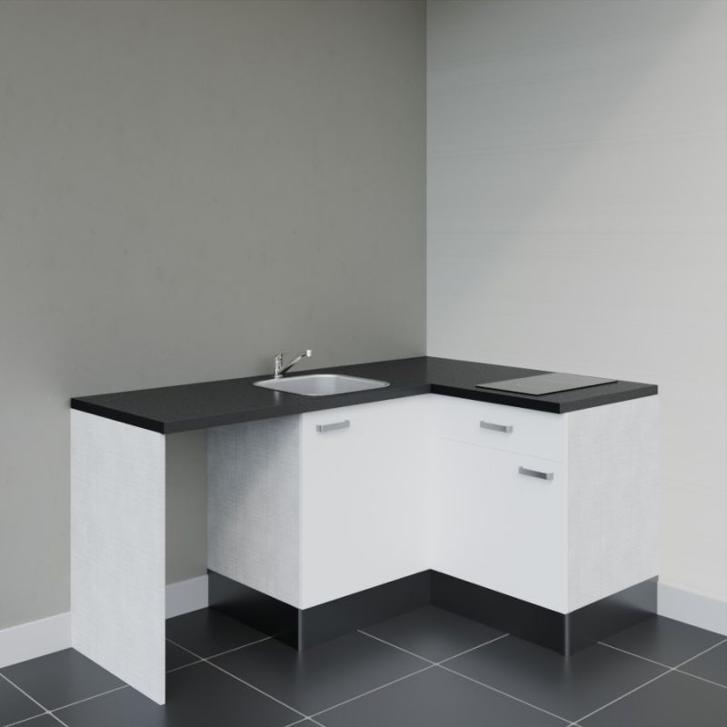 Kitchenette KA01 avec plan stratifié et évier Kitchenette KA01 avec plan stratifié et évier