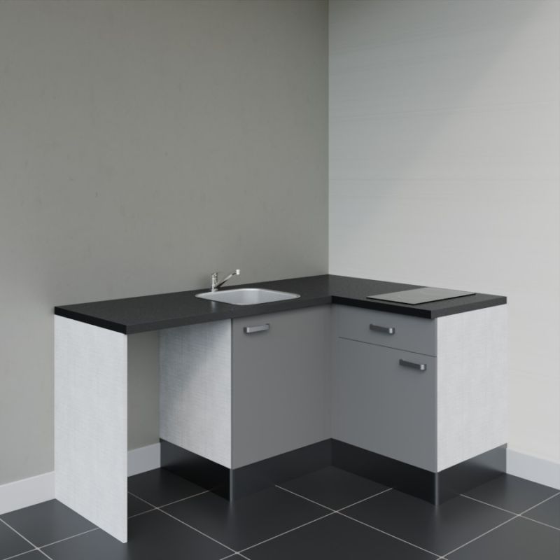Kitchenette KA01 avec plan stratifié et évier Kitchenette KA01 avec plan stratifié et évier