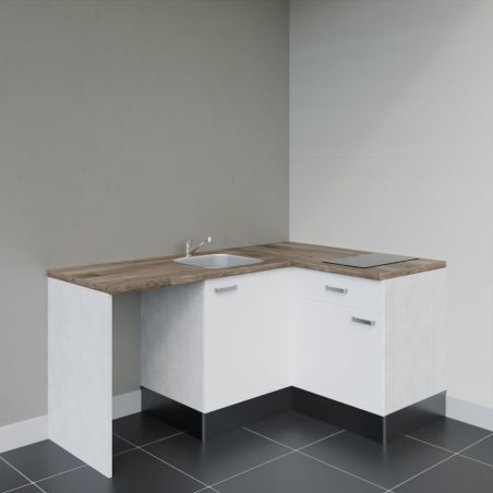 Kitchenette KA01 avec plan stratifié et évier