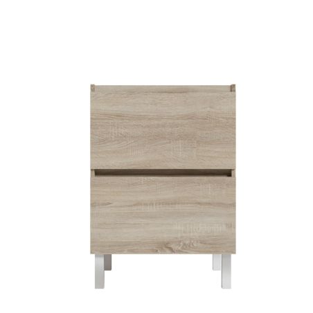 Caisson sous vasque spécial lave-linge IDEA 124 cm - Bois