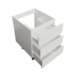 Caisson sous vasque spécial lave-linge KORA 60 cm - Blanc