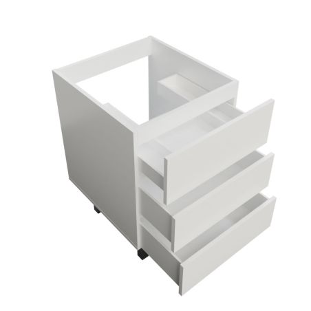 Caisson sous vasque spécial lave-linge KORA 60 cm - Blanc