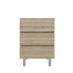 Caisson sous vasque spécial lave-linge KORA 60 cm - Bois
