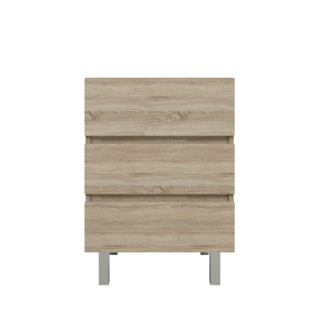 Caisson sous vasque spécial lave-linge KORA 60 cm - Bois