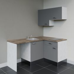 Kitchenette KA02 avec plan stratifié et évier