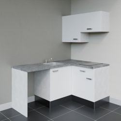 Kitchenette KA02 avec plan stratifié et évier