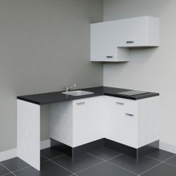 Kitchenette KA02 avec plan stratifié et évier
