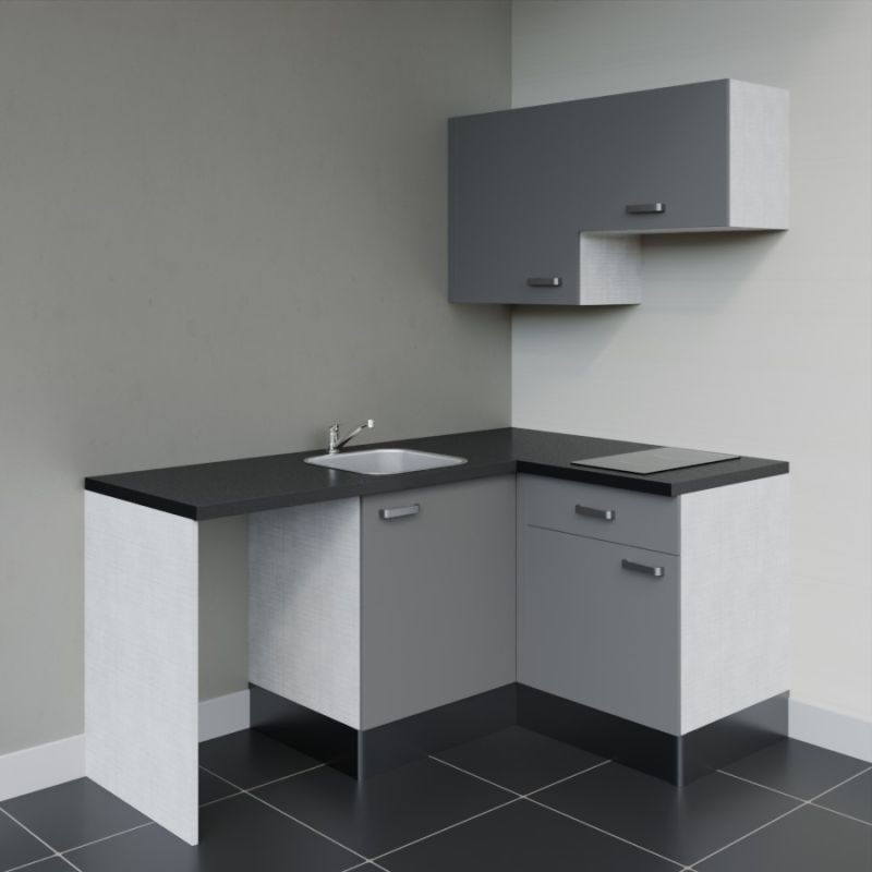 Kitchenette KA02 avec plan stratifié et évier Kitchenette KA02 avec plan stratifié et évier