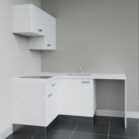 Kitchenette KA02 avec plan stratifié et évier