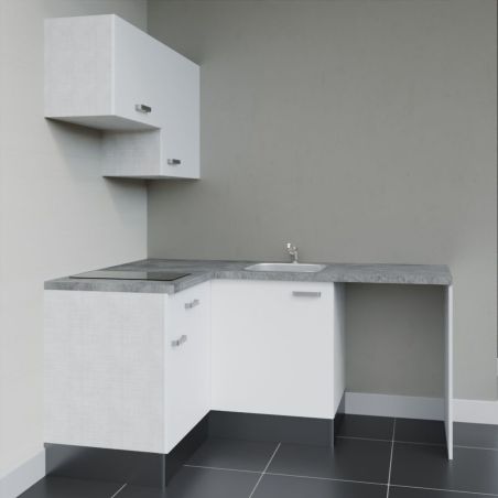 Kitchenette KA02 avec plan stratifié et évier
