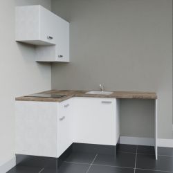 Kitchenette KA02 avec plan stratifié et évier