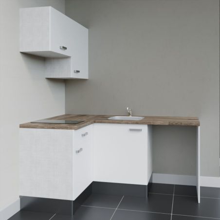 Kitchenette KA02 avec plan stratifié et évier