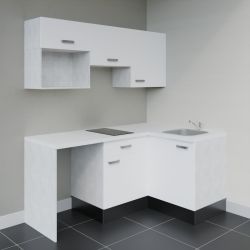 Kitchenette KA03 avec plan stratifié et évier