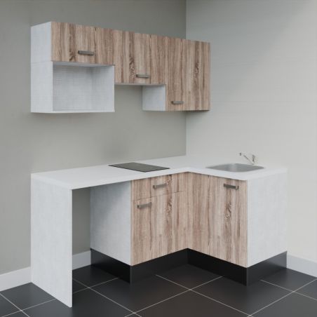 Kitchenette KA03 avec plan stratifié et évier